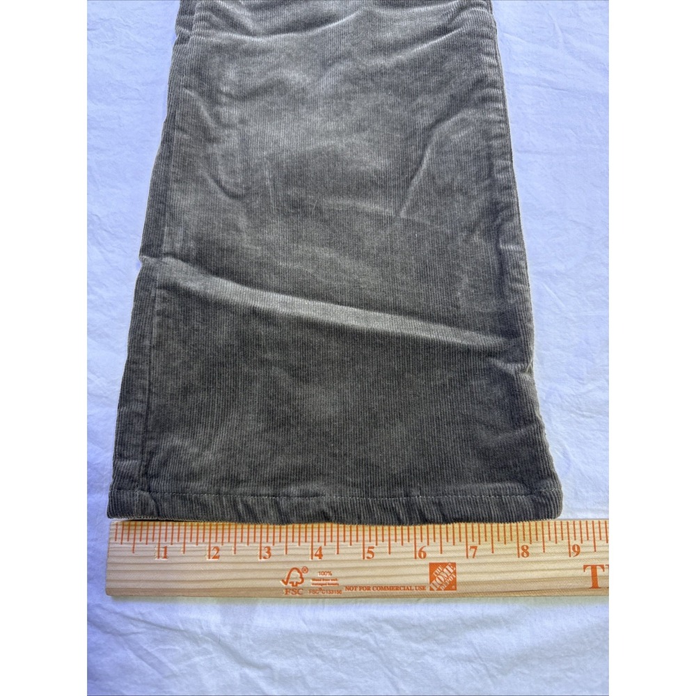 Sanctuary GRN Corduroy  PANTS WOMEN 28 BOOTCUT Mid Rise BUTTON FLY PREPPY - Picture 4 of 10